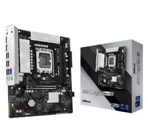 ASRock H810M-X Gen5 | DDR5 | Intel LGA1851 | PCIe 5.0 | 2.5G LAN | Micro-ATX Matična Plošča