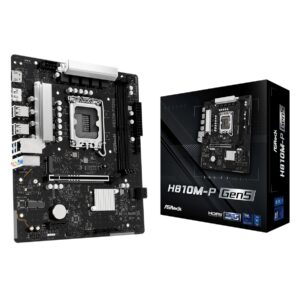ASRock H810M-P Gen5 | DDR5 | Intel LGA1851 | PCIe 5.0 | Micro ATX Matična Plošča
