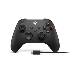 Microsoft Xbox Wireless Controller EP2-29944 | Carbon Black | Bluetooth In USB-C | PC Android iOS Xbox | Gaming Kontroler