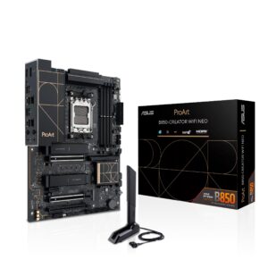 ASUS ProArt B850-Creator WiFi Neo | AMD B850 AM5 | DDR5 | WiFi 7 In Dual 5G LAN | ATX Matična Plošča