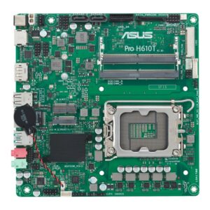 ASUS Pro H610T-CSM | Intel H610 LGA 1700 | DDR5 SO-DIMM | Thin Mini-ITX | Poslovna Matična Plošča