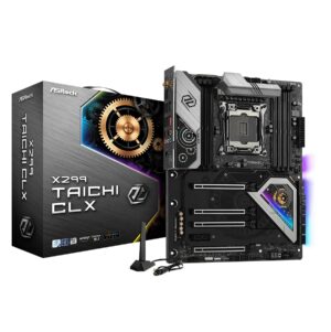 ASRock X299 Taichi CLX | Intel X299 | LGA 2066 | DDR4 4200+ OC | Wi-Fi 6 | 2.5G LAN | ATX Matična Plošča