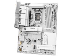 ASRock B860 Challenger WiFi White | Intel LGA1851 | DDR5 8666+ OC | WiFi 7 | ATX Matična Plošča
