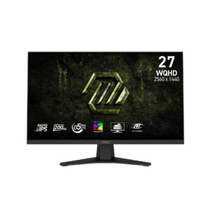 MSI MAG 274QFDE E20 | 27" WQHD Rapid IPS | 200Hz 0.5ms | DisplayHDR 400 | Gaming Monitor