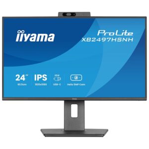 Iiyama ProLite XB2497HSNH-B1 | 23,8" Full HD IPS 100Hz 1ms | USB-C Dock 65W RJ45 5MP Windows Hello Kamera | Monitor