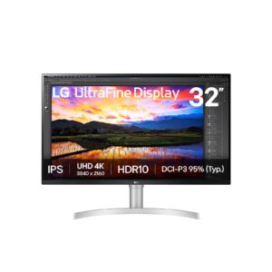 LG 32UN650K-W | 80cm (31,5") | 3840x2160 | IPS | 5ms | 2xHDMI DisplayPort | Zvočniki | DCI-P3-93% | HDR10 | Bela | Profesionalni Monitor