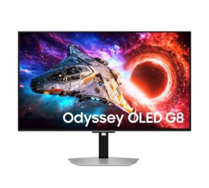 Samsung Odyssey OLED G8 S32HG800SU | 32″ 4K UHD QD-OLED | 240Hz 0,03ms | USB-C 98W DP 2.1 HDMI 2.1 | Gaming Monitor