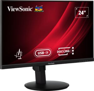 ViewSonic VG2409U-2 | 24" Full HD IPS | 100Hz | USB-C 65W Docking | HDMI DisplayPort RJ45 | Poslovni Monitor