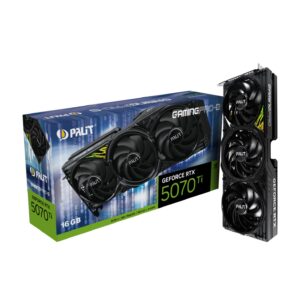 Palit GeForce RTX 5070 Ti GamingPro-S | 16GB GDDR7 | DLSS 4 In Ray Tracing | 3x DP HDMI | Grafična Kartica