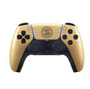 Sony PlayStation 5 DualSense 007 First Light™ Gold | Limited Edition Brezžični Kontroler | Haptični Odziv In Prilagodljivi Sprožilci | Igralni Plošček