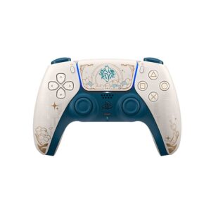 Sony DualSense Genshin Impact Limited Edition | Brezžični Krmilnik Za PS5 PC Mac In Mobilne Naprave | Bela Zlata Zelena | Igralni Kontroler