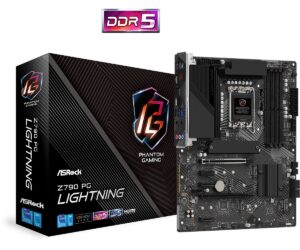 ASRock Z790 PG Lightning | Intel LGA1700 | Z790 Chipset | DDR5 7200+ OC | PCIe 5.0 | ATX Matična Plošča