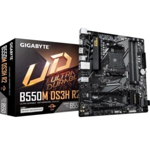 Gigabyte GA-B550M-DS3H R2 | AMD B550 | AM4 Ryzen | DDR4 | PCIe 4.0 | Micro-ATX Matična Plošča