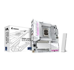 Gigabyte B860M AORUS ELITE WIFI6E ICE | LGA1851 | Intel B860 | DDR5 9200MHz OC | Wi-Fi 6E In USB4 | Micro-ATX Matična Plošča
