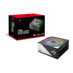 ASUS ROG Loki SFX-L | 750W 80 Plus Platinum | ATX 3.0 PCIe 5.0 | Aura Sync ARGB Modularni Črn Napajalnik