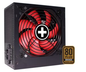 Xilence Gaming Series XP550R10 | 550W 80 Plus Bronze | ATX 12V 2.4 Active PFC | Črn Gaming Napajalnik