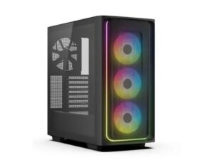 DeepCool CG540 Mesh Black | ATX Midi-Tower | Kaljeno Steklo | 3x ARGB + 1x 140mm Ventilator | 360mm Radiator | Črno Računalniško Ohišje