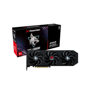 Powercolor RX 9060 XT 16GB Radeon Hellhound OC | GDDR6 | 3 Ventilatorji | Grafična Kartica