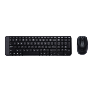 Logitech Desktop MK220 | Brezžična | Ang g. | Tipkovnica + Miška