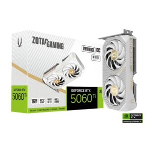 Zotac RTX 5060 Ti 16GB Twin Edge OC White | GDDR | Bela Grafična Kartica