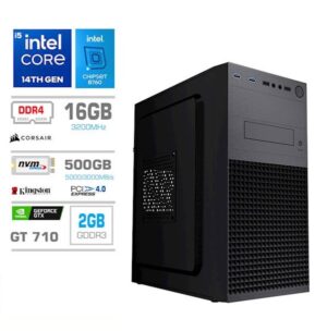 PCX Exam i5 14400F | 16GB (2x 8GB) | 500GB | GT 710 2GB | Brez OS | Računalnik za Delo