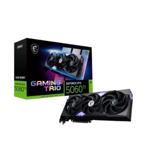 MSI RTX 5060 Ti 16GB Gaming Trio OC | GDDR7 | 3 Fan | Grafična Kartica za Gaming