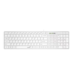 Genius Slimstar 126 | USB | Bela | Tipkovnica