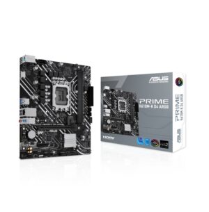 ASUS PRIME H610M-K D4 ARGB | Intel LGA 1700 | DDR4 | mATX | Matična Plošča