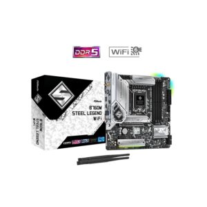 ASROCK B760M STEEL LEGEND WIFI | LGA 1700 | DDR5 | mATX | Matična Plošča