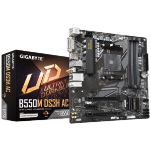 Gigabyte B550M DS3H AC | B550 | AM4 | mATX | DDR4 | Matična Plošča