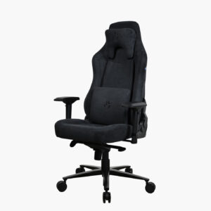Arozzi Vernazza SuperSoft | Pure Black | 4D Nasloni Za Roke, Spominska Pena, Nagib Do 165° | Gaming Stol