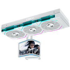 Lian Li HydroShift II OLED Curved 360TL | Bela | 360 mm AiO Vodno Hlajenje | 6.67″ 2K OLED Zaslon | UNI FAN TL FLEX | CPU Hladilnik
