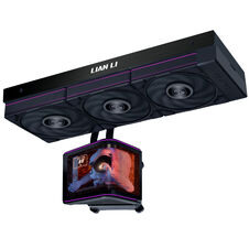 Lian Li HydroShift II OLED Curved 360P28 | Črna | 360mm AIO Vodno Hlajenje | 6,67" 2K OLED Zaslon | UNI FAN P28 V2 | Intel LGA 1851/1700 AMD AM5/AM4 | Procesorski Hladilnik