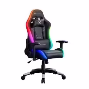 >XROCKER Agility ESports RGB Neo Motion Sync | LED Osvetlitev | Komfortna Vzglavna In Ledvena Blazina | 3D Nasloni Za Roke | Gaming Stol