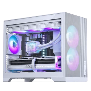 PHANTEKS XT M3 | mATX | Bela RGB | Kaljeno Steklo | Tri 120mm Ventilatorji | Gaming Ohišje za Računalnik