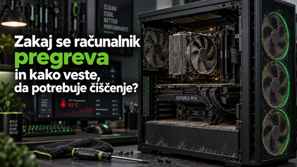 Zakaj se računalnik pregreva in potrebuje čiščenje?