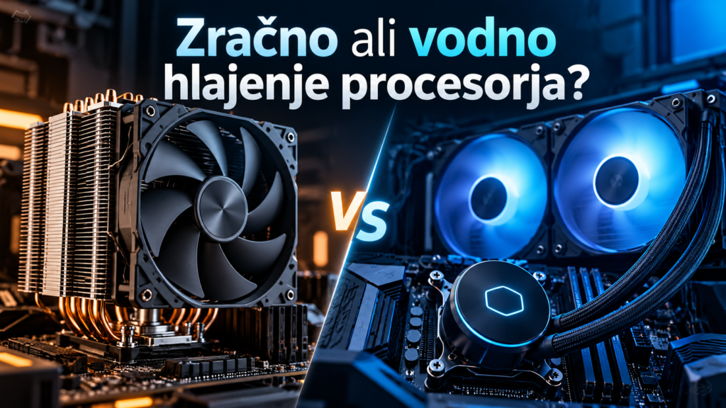 Zračno ali vodno hlajenje procesorja