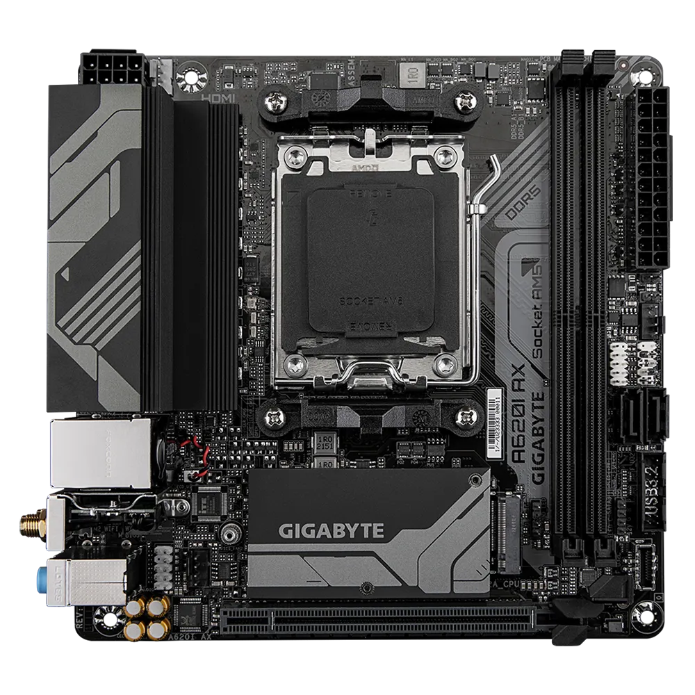 Gigabyte h610i | ddr5 | lga1700 | mini itx | sata3 | usb3. 2 displayport | matična plošča 1 Gigabyte h610i, ddr5, sata3, dp, usb3. 2gen1, lga1700 mini itx komponentko