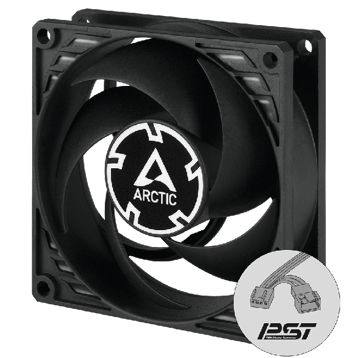 Arctic p8 pwm pst | 80mm | 4-pin ventilator 1 Komponentko: arctic p8 pwm pst 80mm 4-pin ventilator