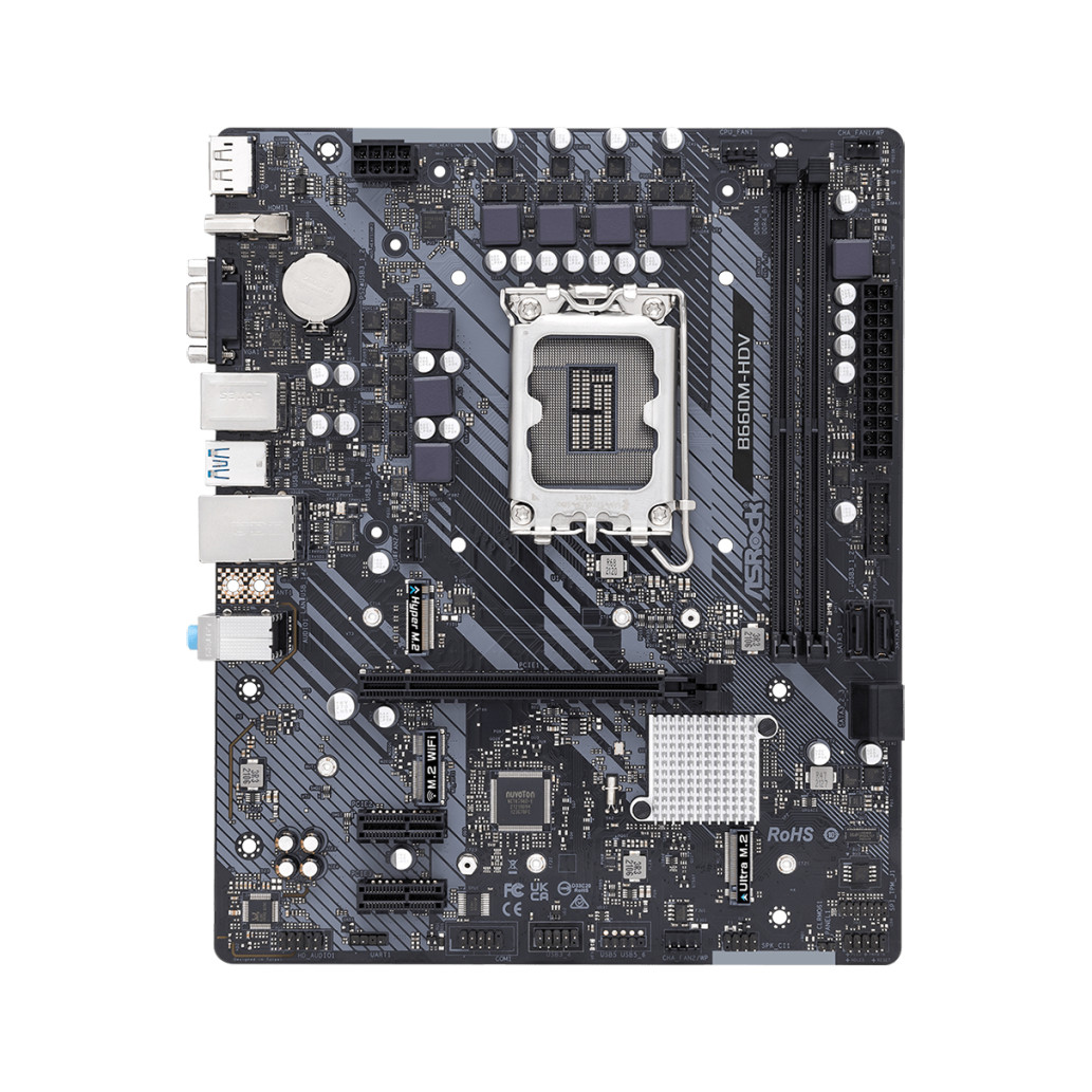 Mb 1700 asrock b660m-hdv ddr4 vga hdmi displayport