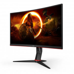AOC Monitor LED C27G2Z3 | 280Hz | 68,6cm (27“) | 1920x1080 | FAST VA | Ukrivljen | 2xHDMI DP | Črno-Rdeča | Gaming Monitor