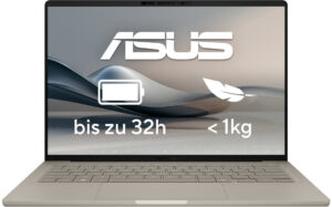 ASUS Zenbook A14 UX3407QA-QD488W | Qualcomm Snapdragon X X1-26-100 16GB RAM 1TB SSD | 14" WUXGA OLED | Windows 11 | Ultra Lahek Prenosnik