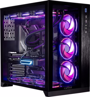 Captiva PC Highend Gaming I90-064 i9-14900KF | 64GB 2TB | RTX 5070 | W11 | Gaming Računalnik