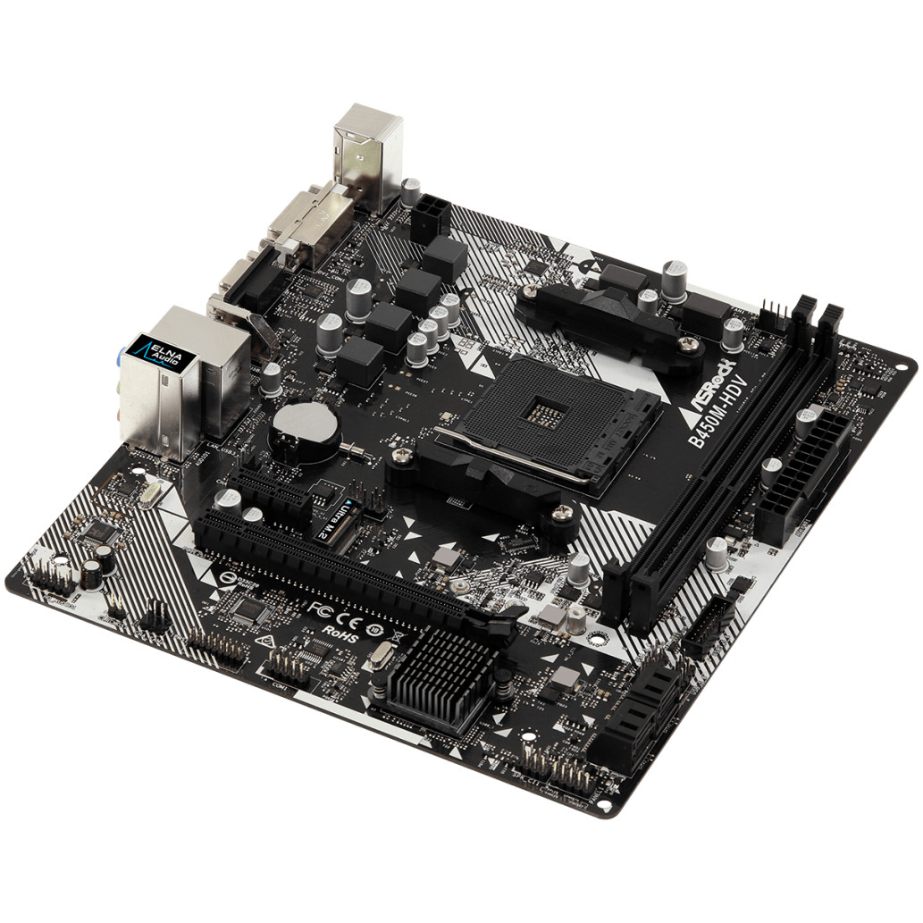 Asrock b450m-hdv r4. 0 | am4 | microatx | vga dvi hdmi | matična plošča 1 Mb am4 asrock b450m-hdv r4. 0 microatx m. 2 vga dvi hdmi komponentko