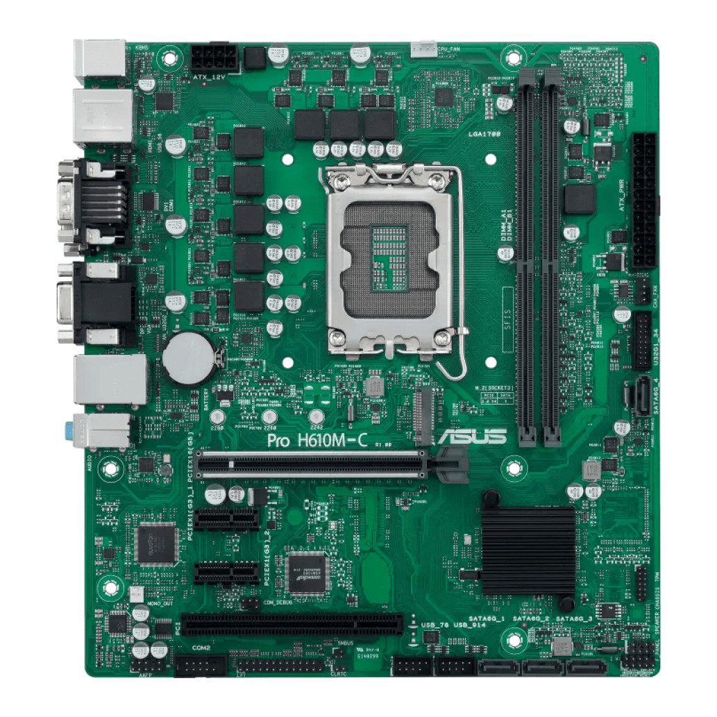 Asus pro h610m-c-csm | lga 1700 | ddr5 | vga dvi hdmi displayport | 90mb1at0-m0eayc | matična plošča komponentko