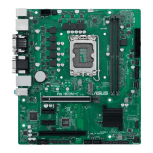 ASUS PRO H610M-C-CSM | LGA 1700 | mATX | DDR5 | VGA DVI HDMI DisplayPort | 90MB1AT0-M0EAYC | Matična Plošča