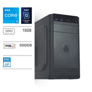 Računalnik MEGA MT 4000b i5-11400/H510/16GB/500GB-4.0/Intel 730-VGA HDMI /350W-87%/Brez OS