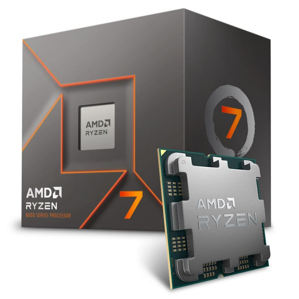 Amd ryzen 7 8700f | am5 | 8 jedr 16 niti | 4,1/5,0ghz | box procesor s hladilnikom wraith stealth 1 Procesor amd am5 ryzen 7 8700f 8c/16t 4,1/5,0ghz box 65w brez grafike wraith stealth hladilnik