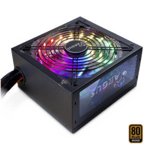Inter-Tech Argus | 700W | 80Plus Bronze 88% | ATX12V 2.3 Non modular 140mm RGB črna (88882173) | Napajalnik za računalnik