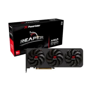 PowerColor Reaper Radeon RX 9070 GRE | 12GB GDDR6 | RDNA 4 | 3-Ventilatorsko Hlajenje | HDMI 2.1b In DisplayPort 2.1a | Gaming Grafična Kartica